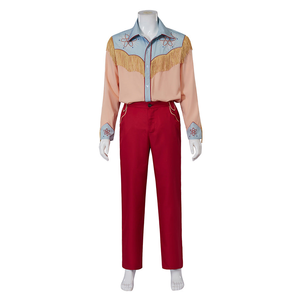 Back to the Future Marty McFly Cowboy Costume Adult Halloween Cosplay