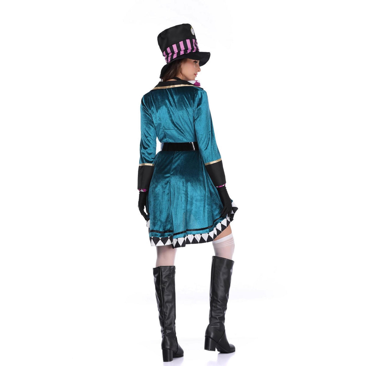 Storybook Hatter Costume for Women, product photo 3 on a white background