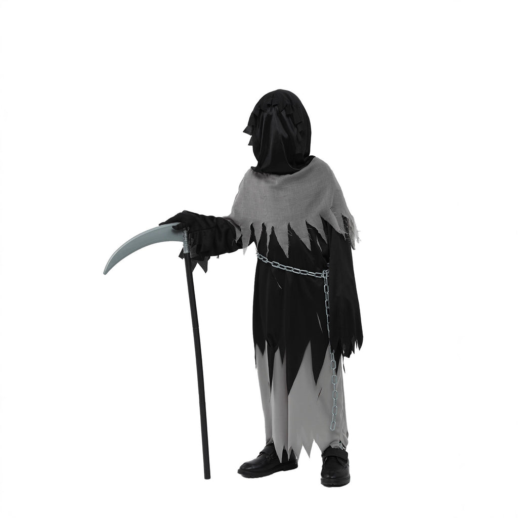 Grim Reaper Costume for Girls and Boys, product photo 2 on a white background