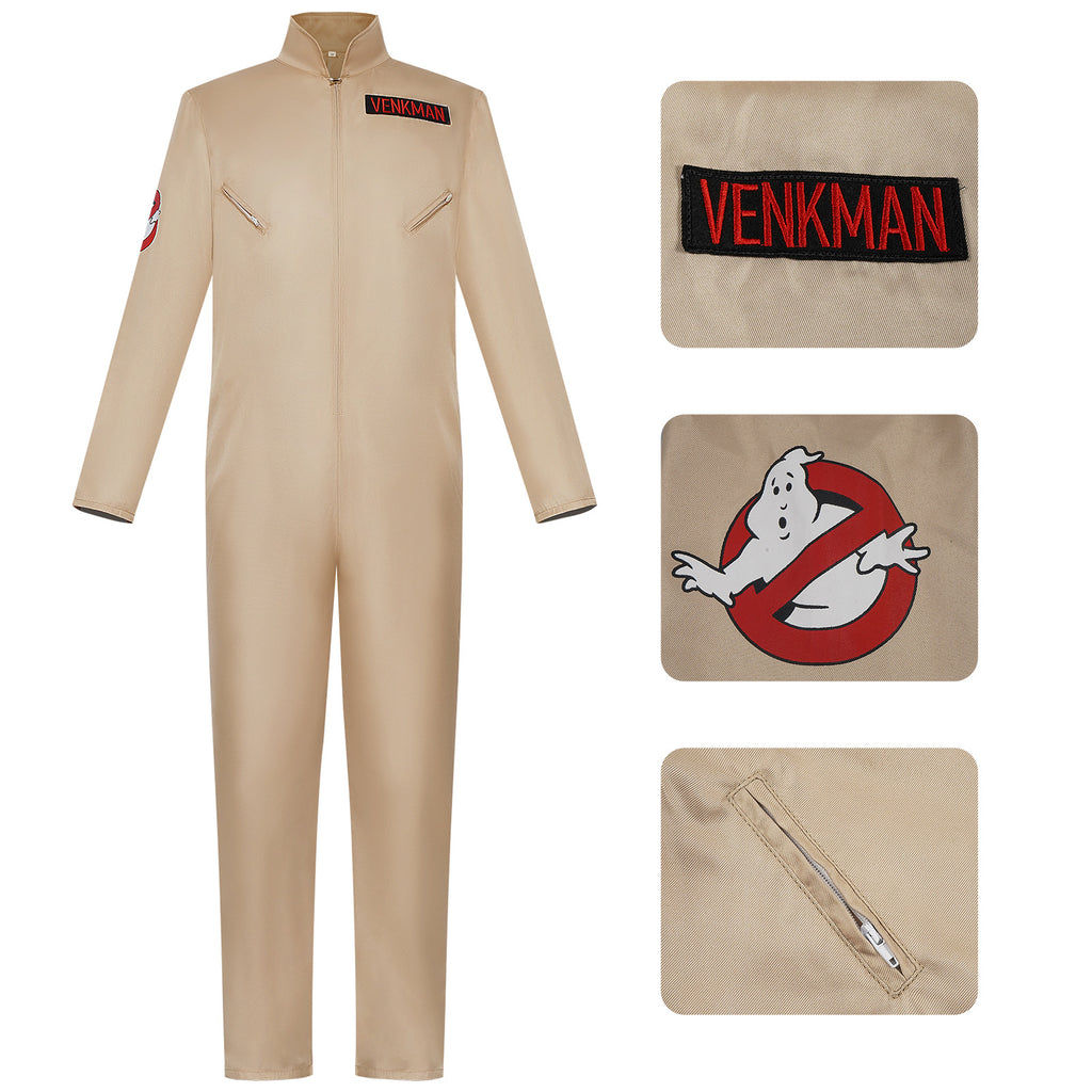 Ghost Hunter Jumpsuit for Adults, product photo 3 on a white background