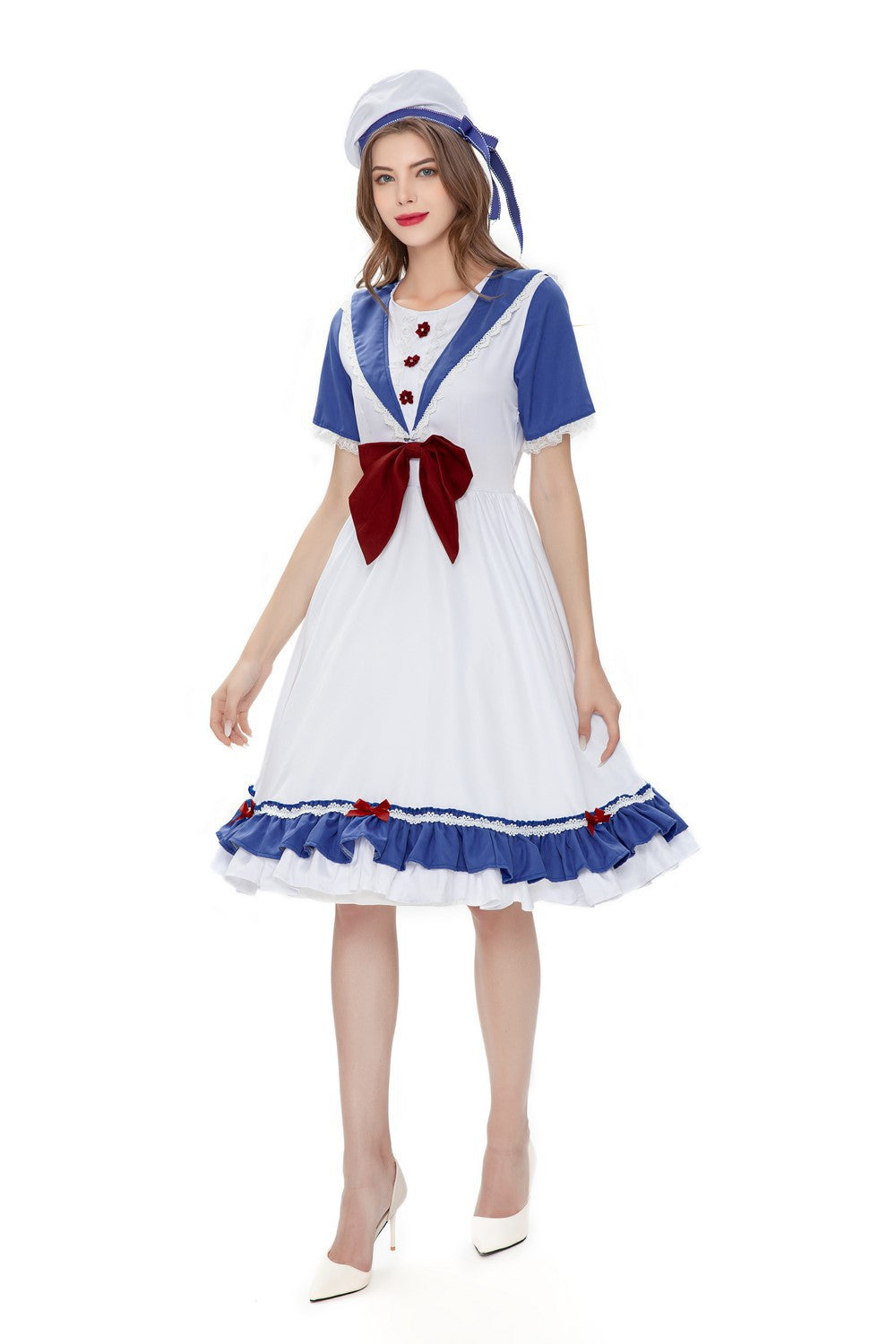 Alice Lolita Maid Costume Women Halloween Cosplay Anime Dress