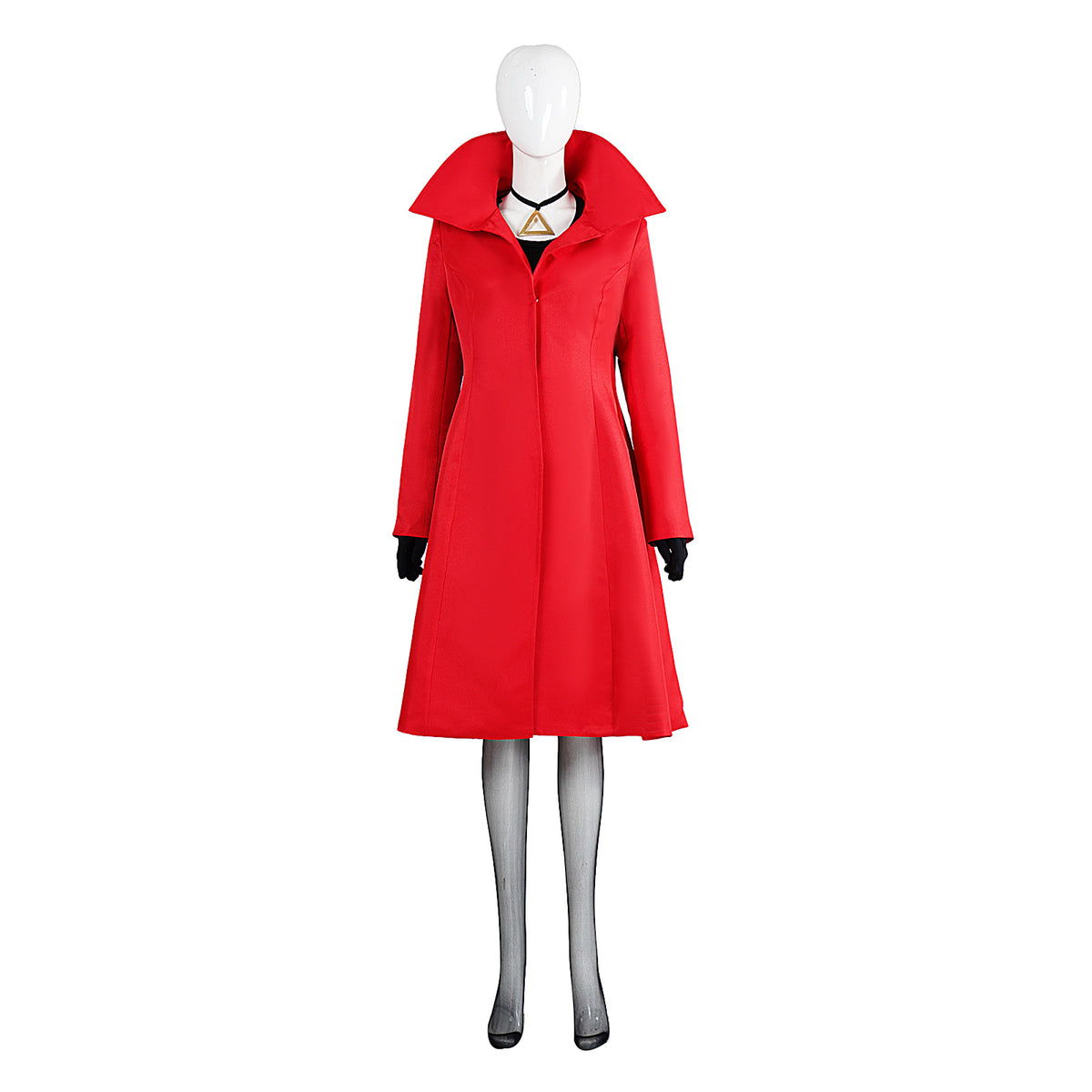 Christmas Cape Coat Carmen Red Trench Coat Cosplay Halloween Costume Outerwear