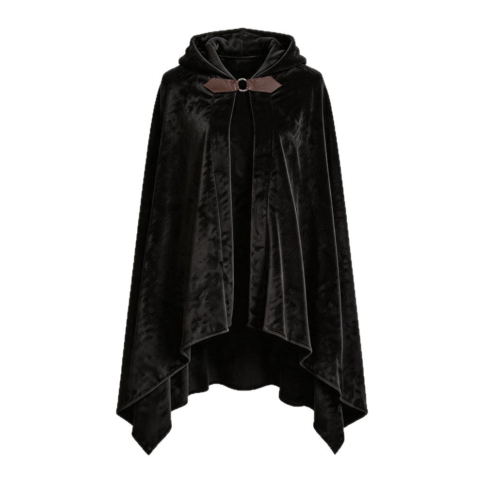 Elven Knight Short Cape Cosplay Costume Halloween Role Play Elf Wizard Velvet Cloak Factory