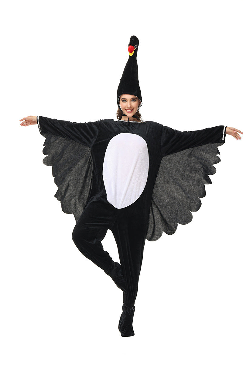 Swan Animal Costume for Kids and Adults, product photo 6 on a white background