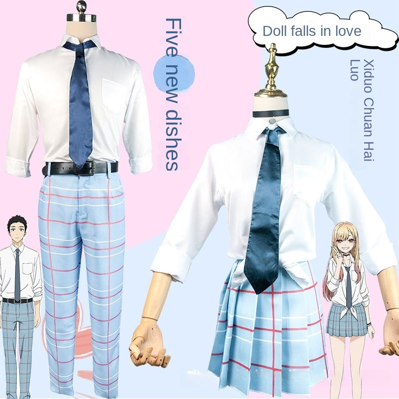 Marin Kitagawa Costume Women JK School Uniform Wig Anime Halloween Cosplay S-XL – photo 7