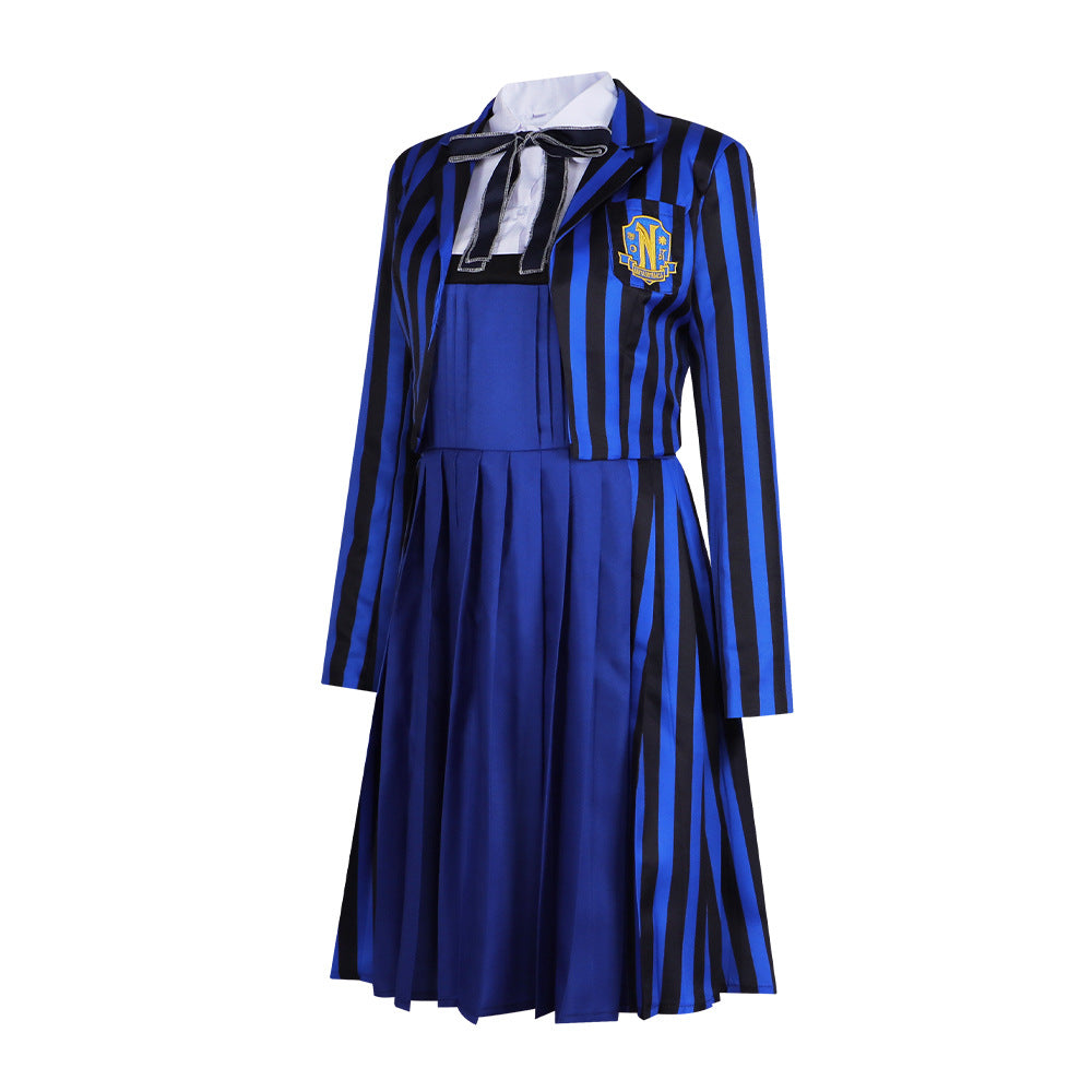 Gothic Schoolgirl Costume for Women, product photo 5 on a white background