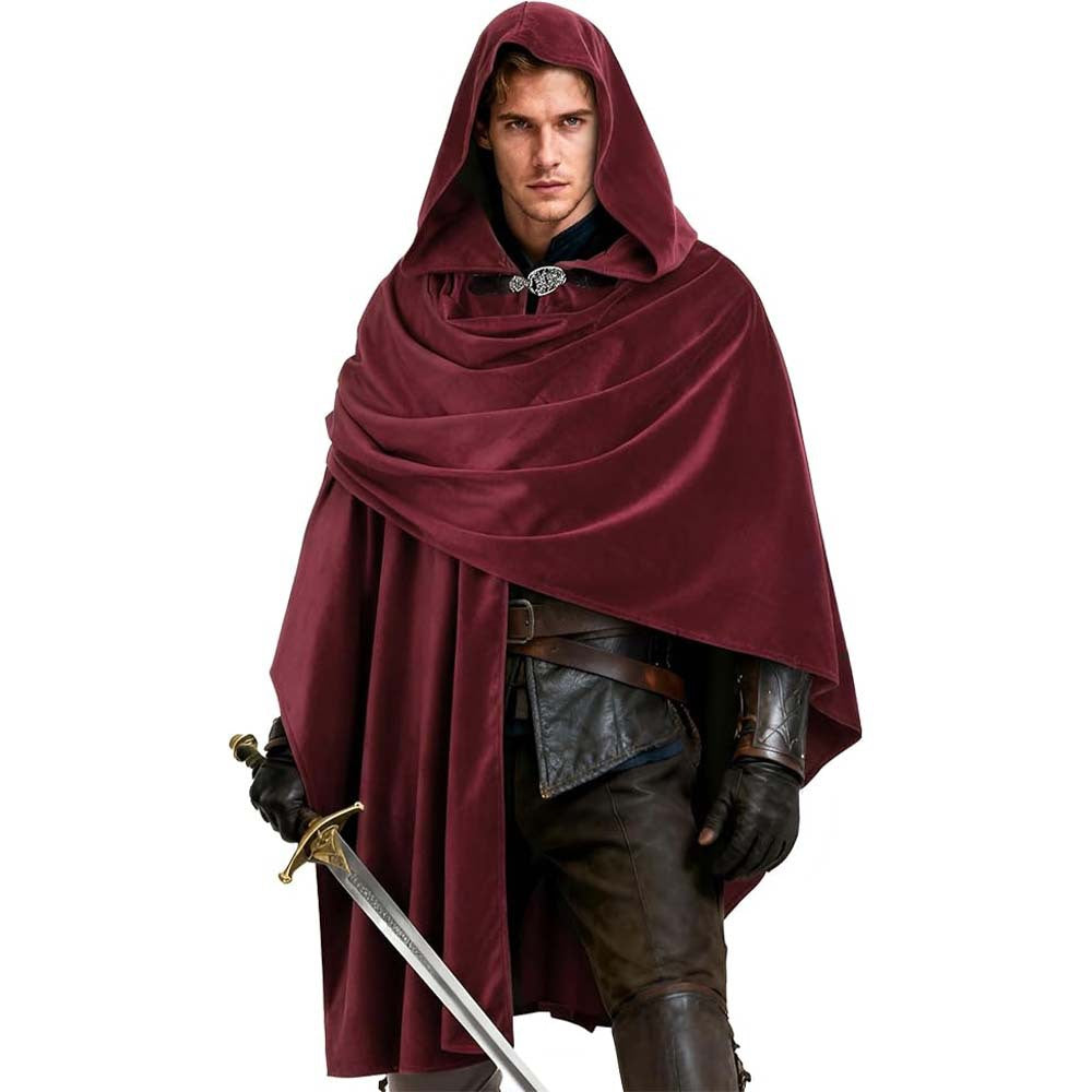 Medieval Knight Cape for Adults, product photo 4 on a white background