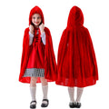 Little Red Riding Hood Big Bad Wolf Costume for Kids, product photo 2 on a white background