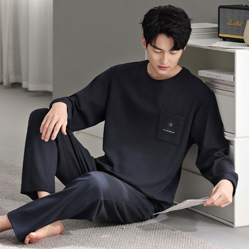 Pajamas men's checkered home clothes