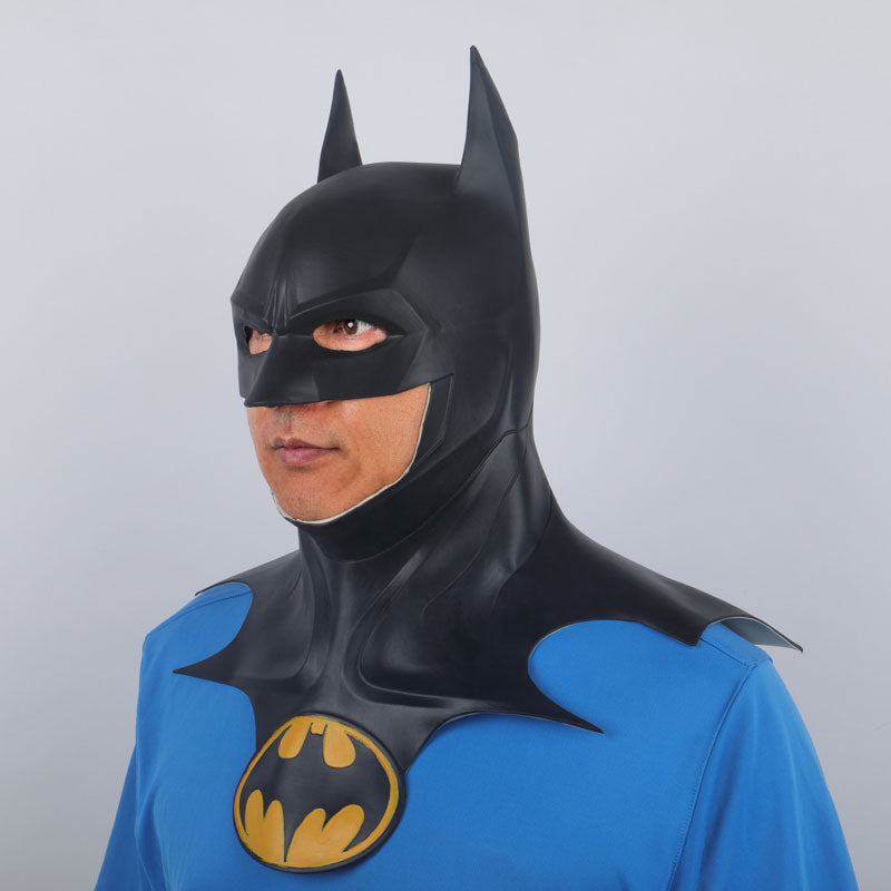 Masked Vigilante Latex Mask for Adults, costume photo 2