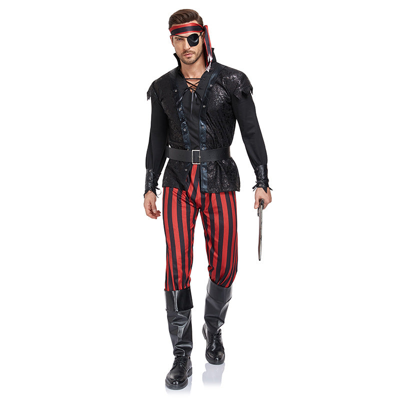 Pirate Captain Costume for Adults, product photo 2 on a white background