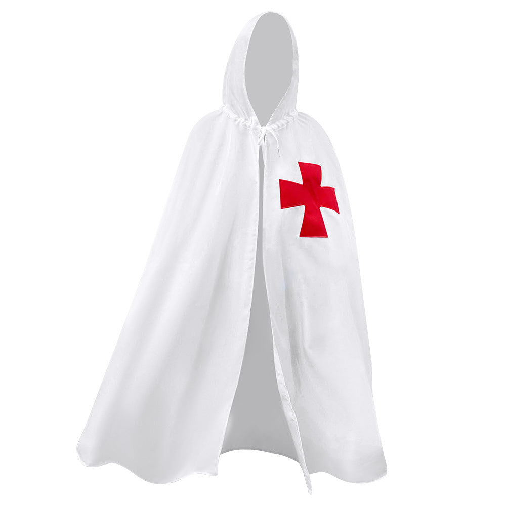 Templar Knight Medieval Corset Top Costume for Men, product photo 2 on a white background