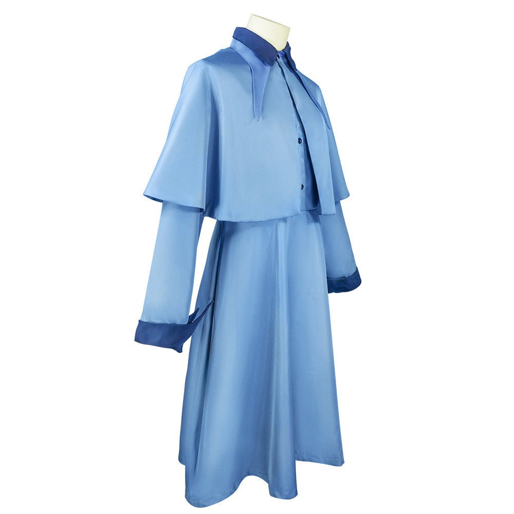 Blue Wizard School Uniform for Adults, product photo 2 on a white background