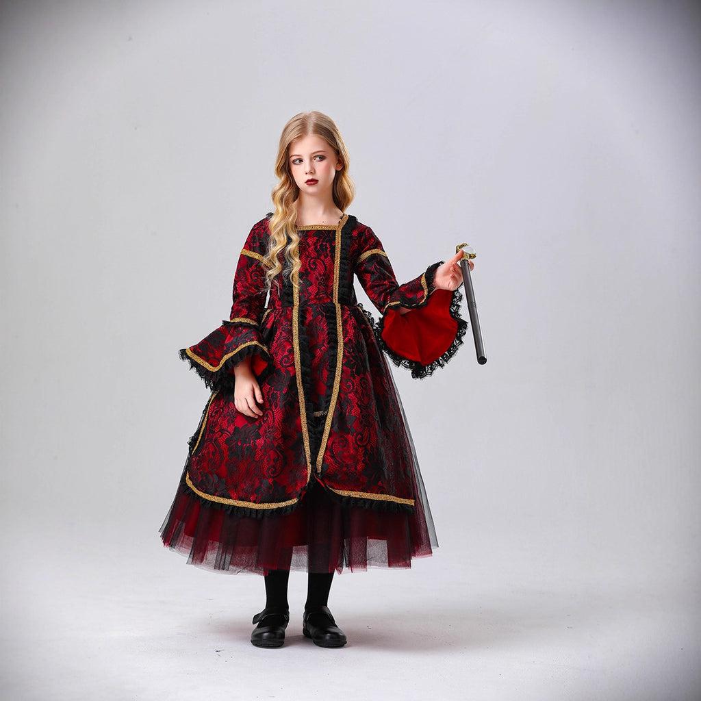 Vampire Witch Costume for Girls, costume photo 5