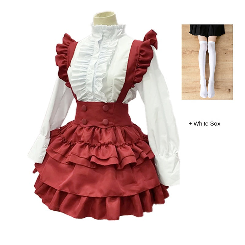 Cyberpunk Mechanical Girl Gothic Lolita Dress Costume Adult Cosplay