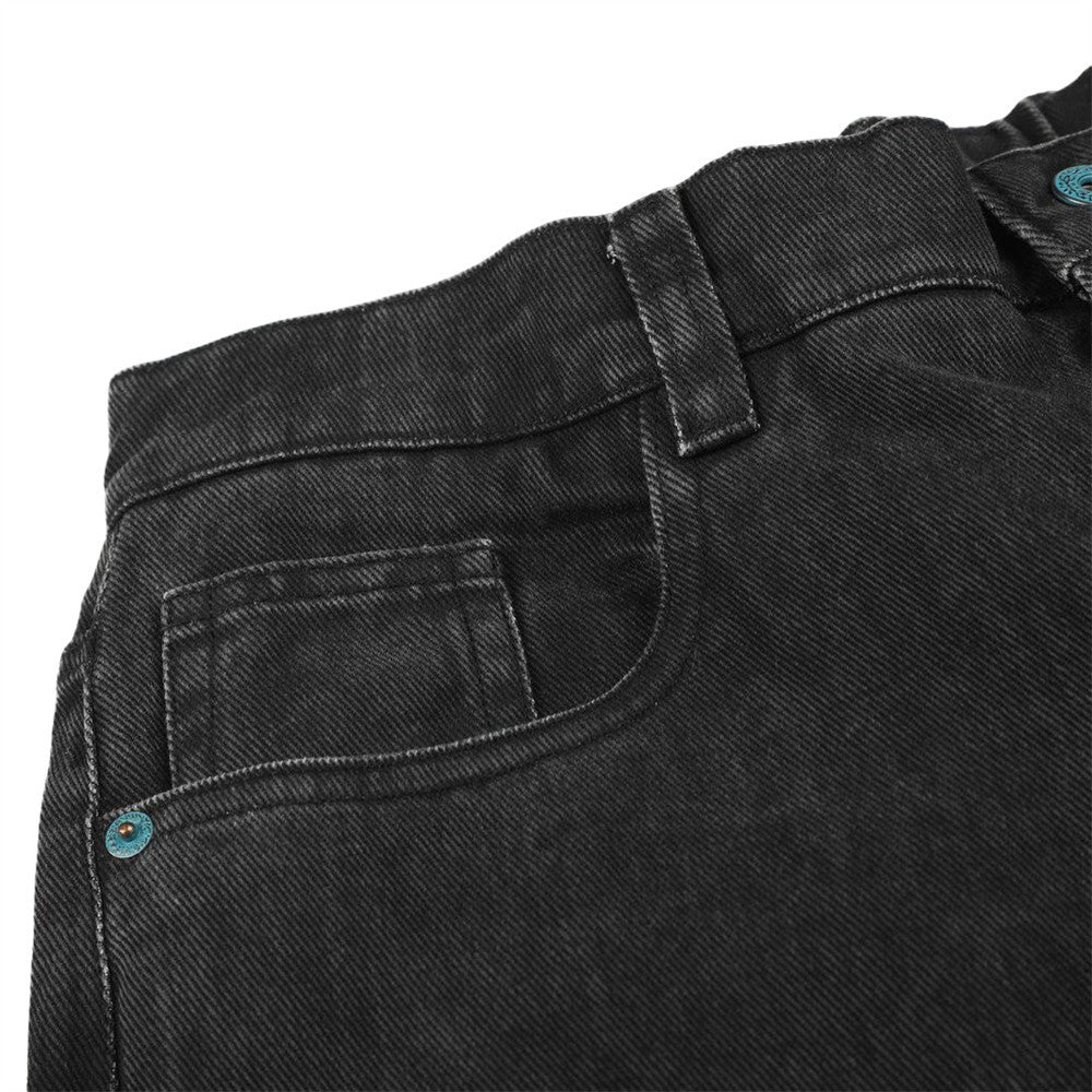Men's Vintage Clean Fit Casual Wide Leg Loose Washed Denim Pants