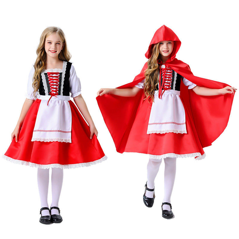 Little Red Riding Hood Costume Women Christmas Halloween Cosplay