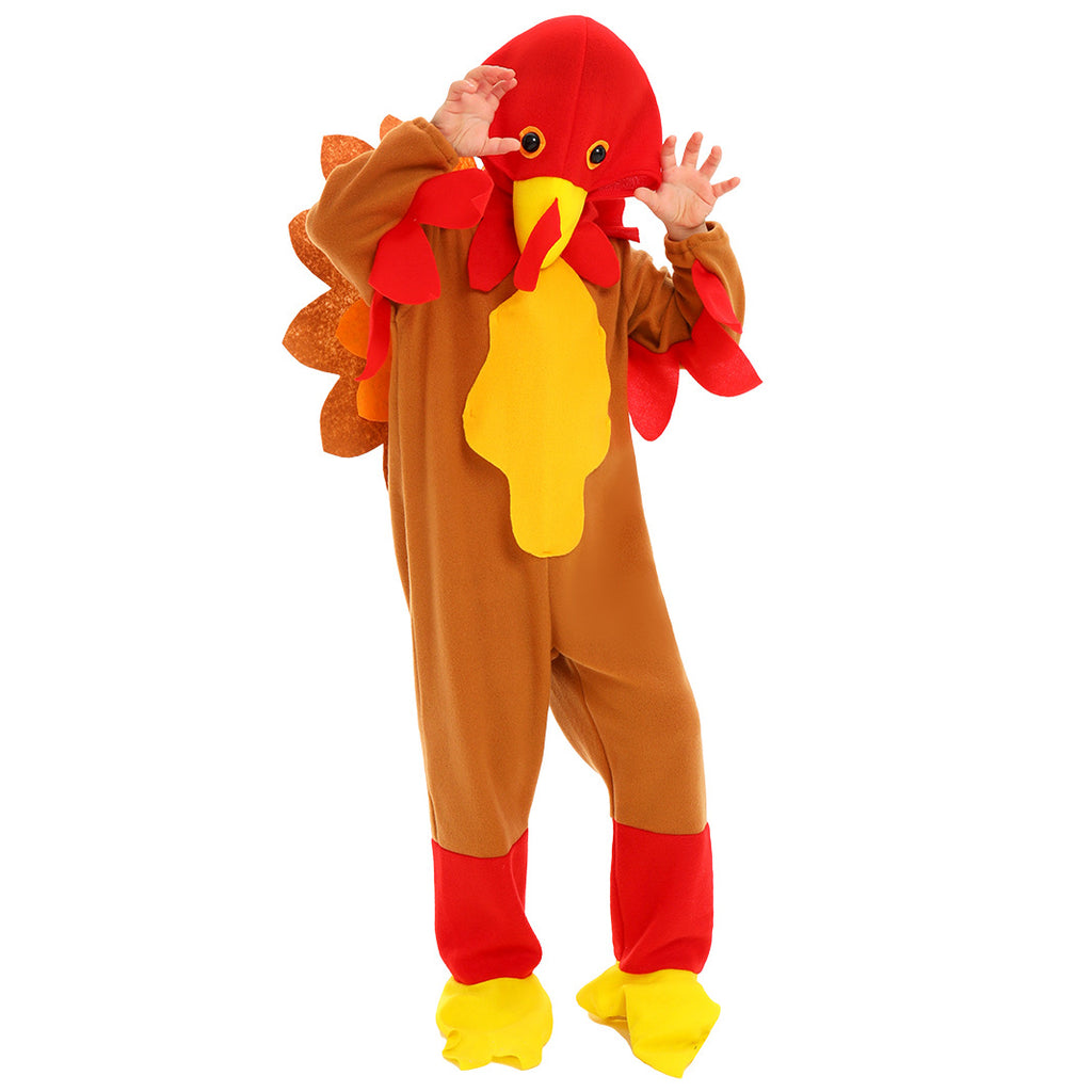 Thanksgiving Animal Costume Children Turkey Role Play Cosplay Costume Cartoon Mascot Costume Stage Performance Clothing