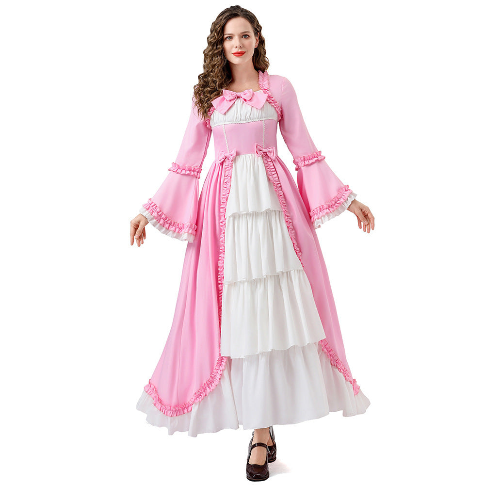 Medieval Renaissance Court Princess Dress for Women, product photo 9 on a white background