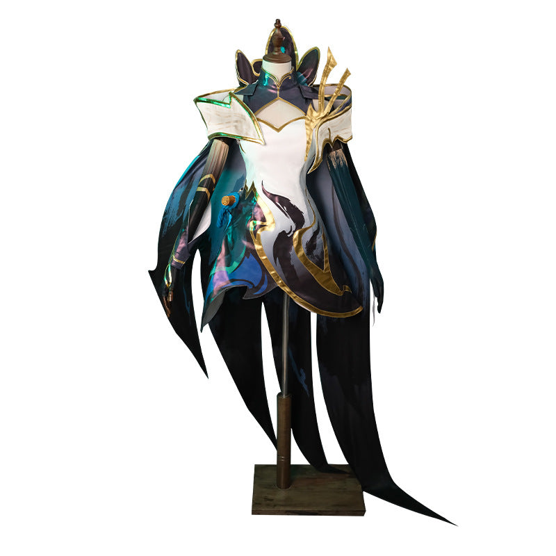 Fantasy Game Heroine Costume for Women, product photo 2 on a white background