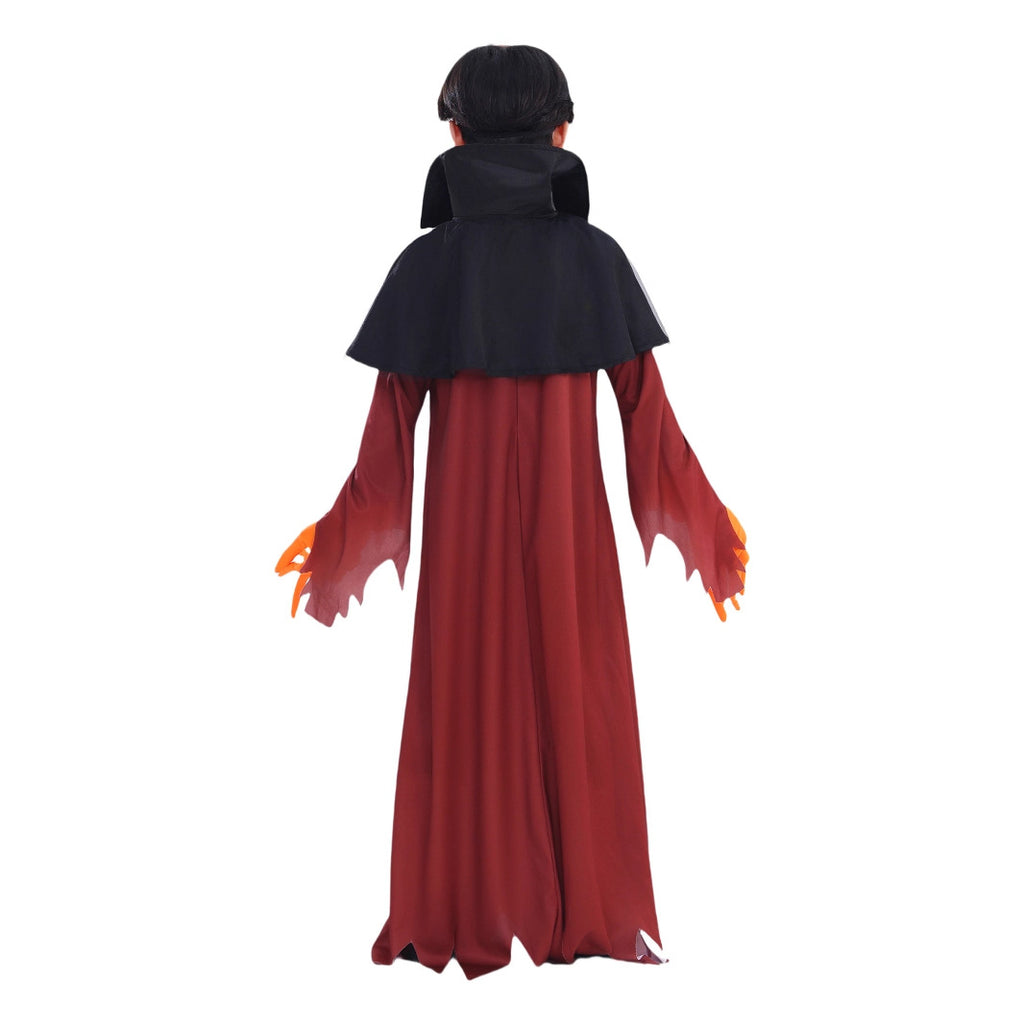 Demon Pumpkin Costume for Kids, product photo 2 on a white background