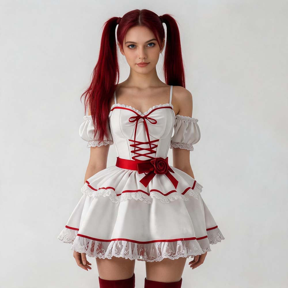 Annabelle Creepy Doll Costume for Women, costume photo