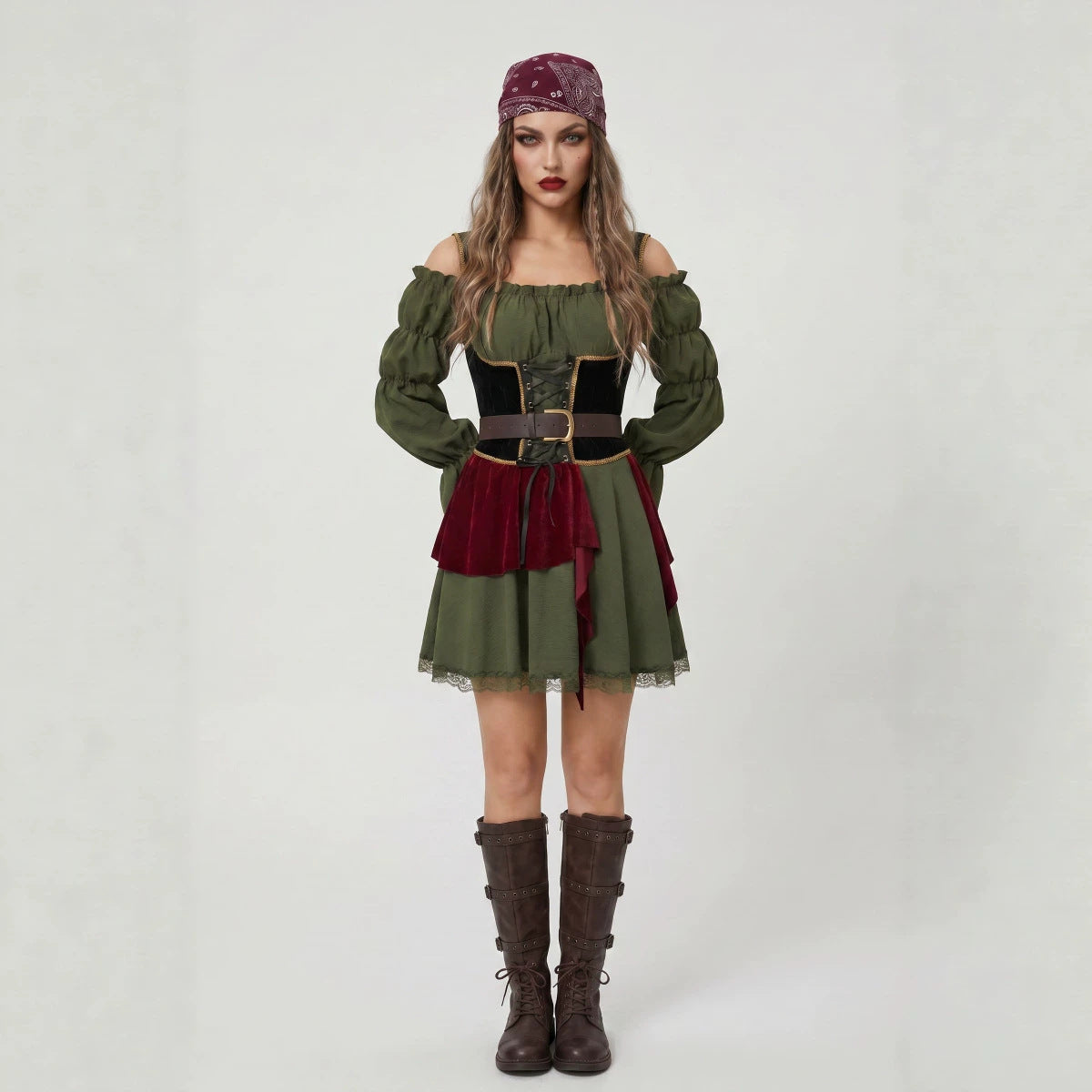 Caribbean Pirate Costume for Women, costume photo 3