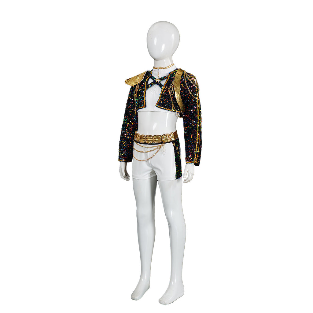 KPop Demon Hunters Rumi Costume Cosplay Halloween Black Stage Outfit – photo 6