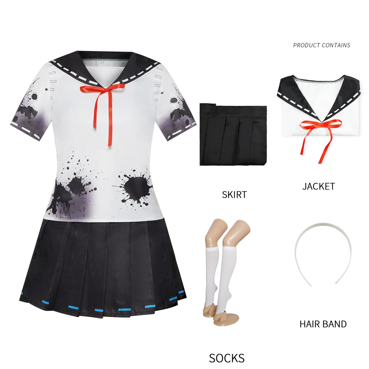 Tomie Uniform for Women, product photo 6 on a white background