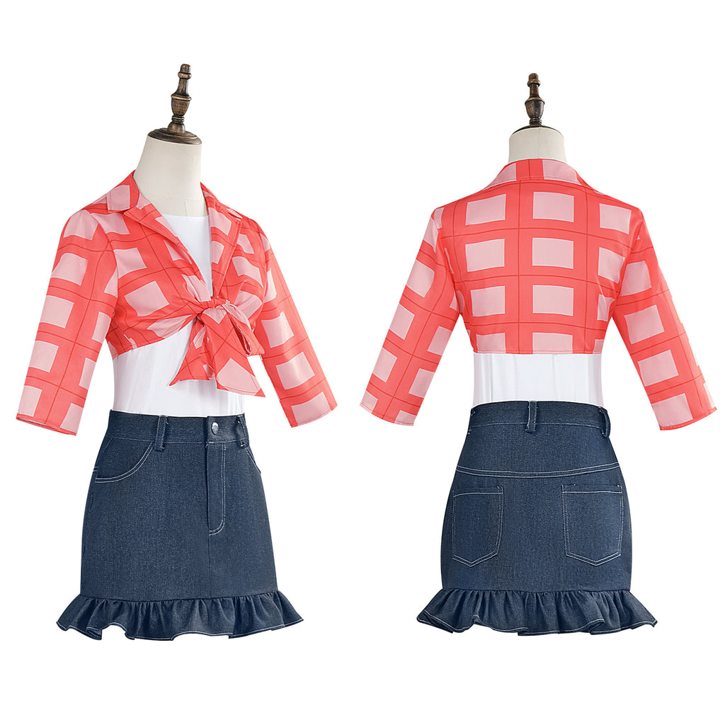 My Little Pony Cosplay Costume Applejack Pinkie Pie Halloween Cute Cowgirl Dress Anime Cosplay Outfit