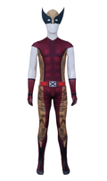 Clawed Mutant Hero Costume for Kids, front view on a white background
