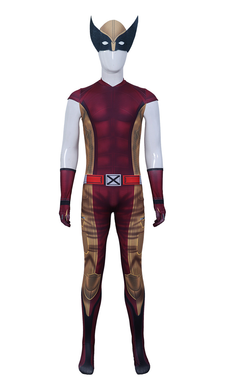 Clawed Mutant Hero Costume for Kids, front view on a white background