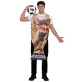 World Cup Trophy Costume for Adults, product photo 2 on a white background