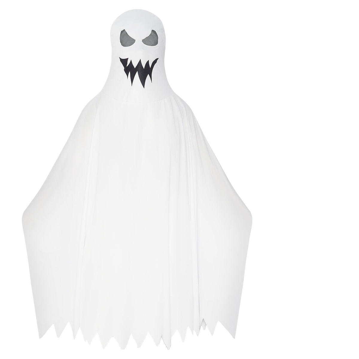 Ghostface Hooded Cloak Costume Adult Halloween Horror Cosplay Cape One Size
