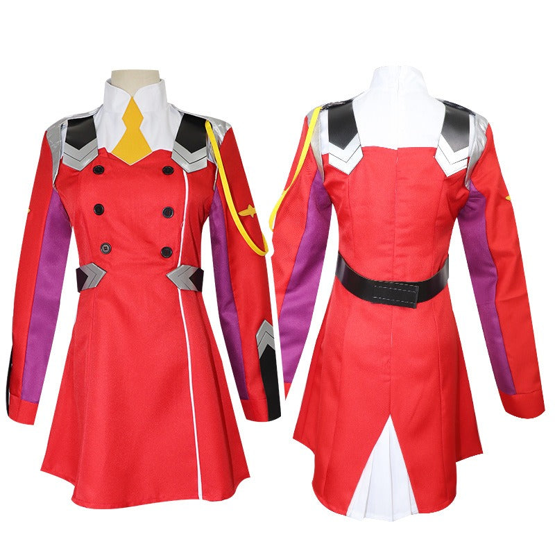 Darling in the Franxx Zero Two Cosplay Costume Women Dress Adult Halloween