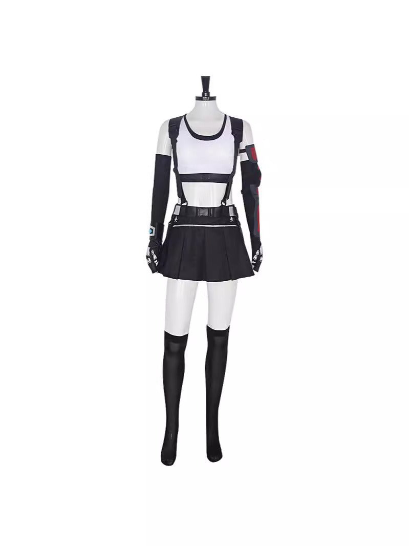 Final Fantasy 7 Tifa Lockhart Cosplay Costume Women Adult Halloween Outfit
