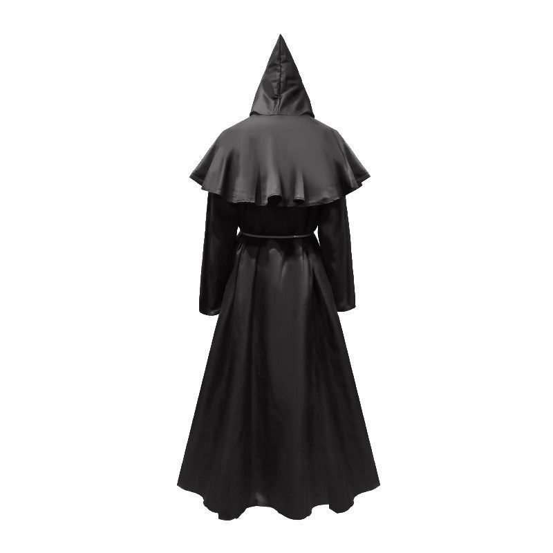 Medieval Monk Priest Robe Costume Adult Halloween Cosplay Wizard – photo 3