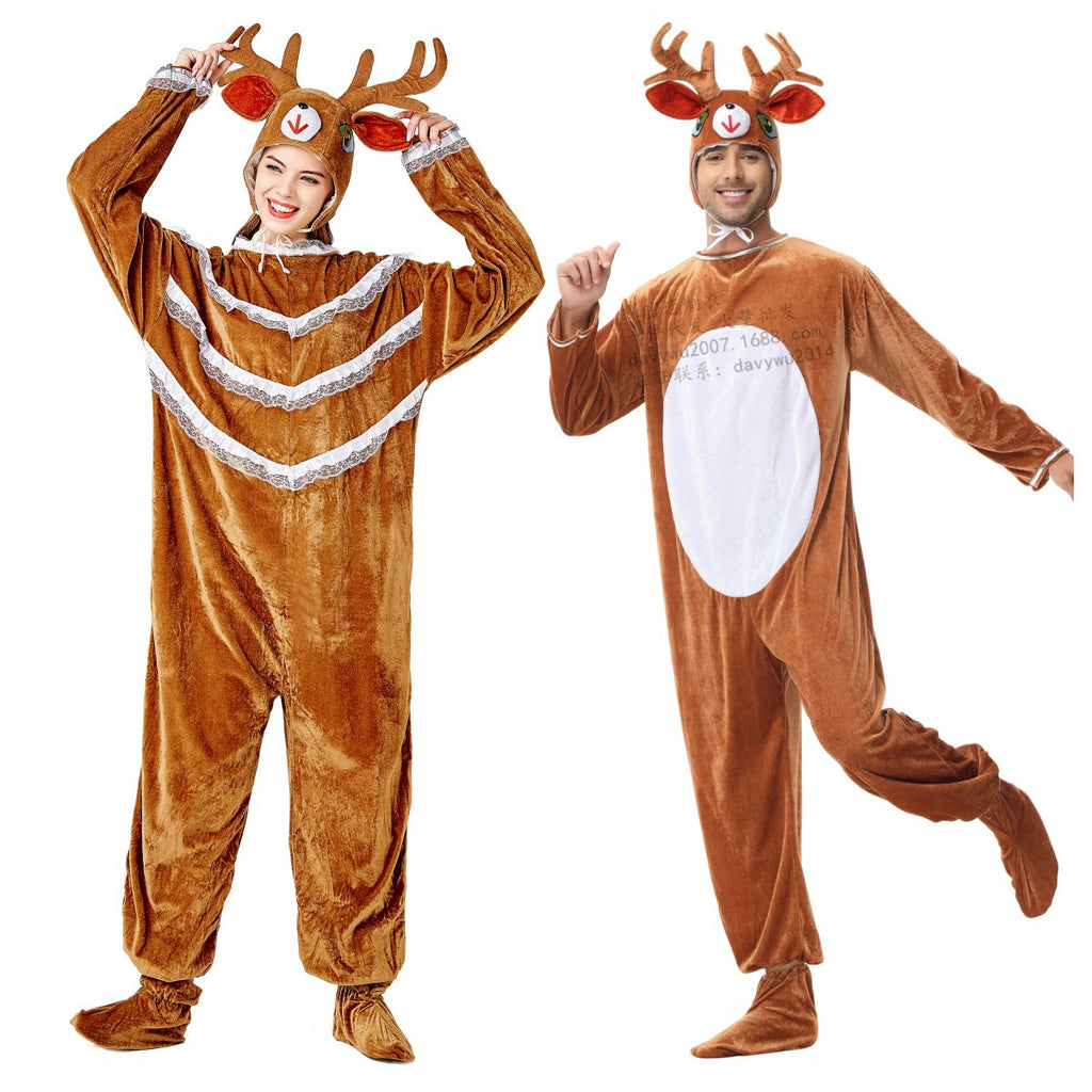 Reindeer Santa Deer Costume for Kids and Adults, costume photo