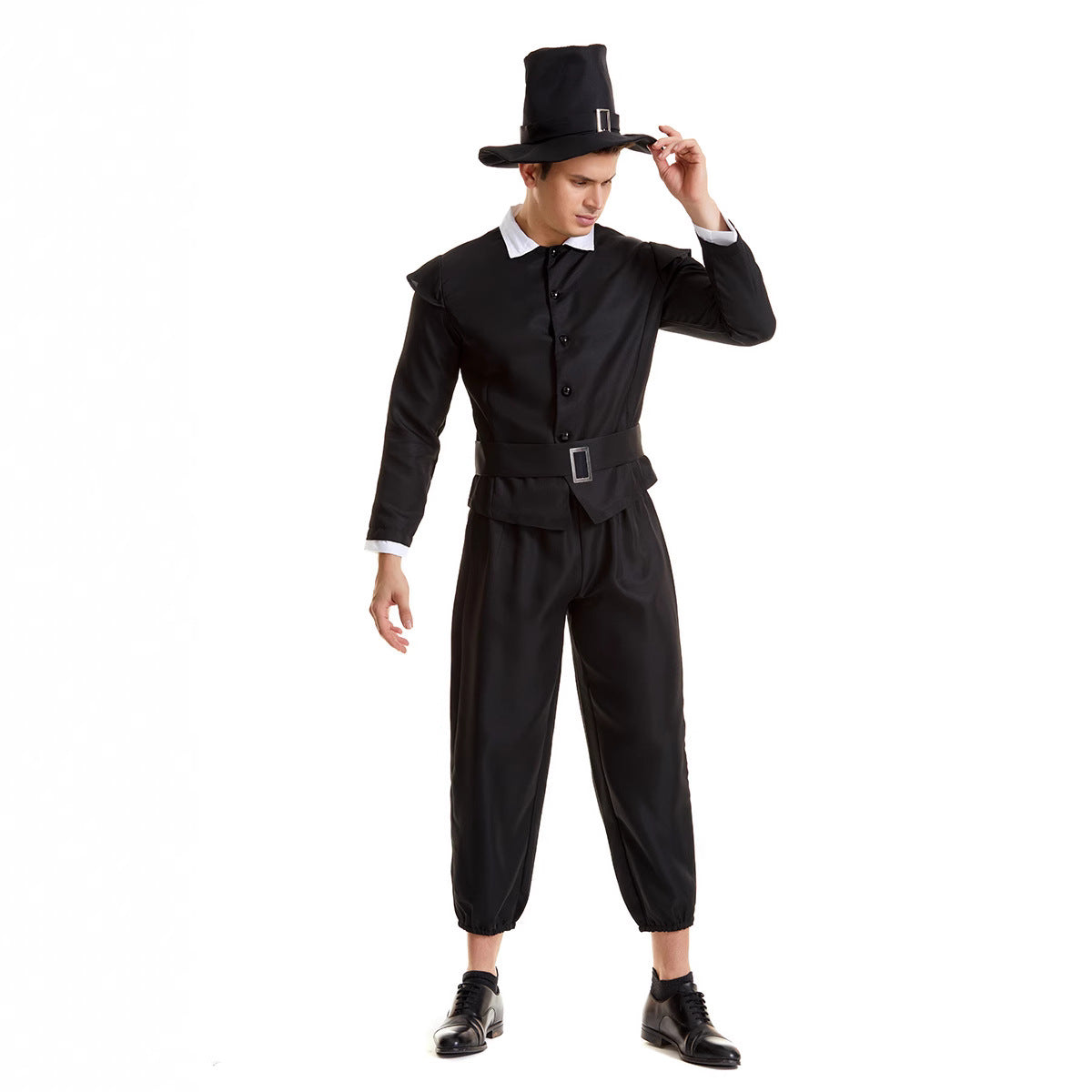 Hunter Rogue Costume for Adults, product photo 2 on a white background
