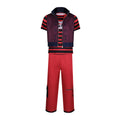 Zombie High School Victor Costume for Adults, front view on a white background