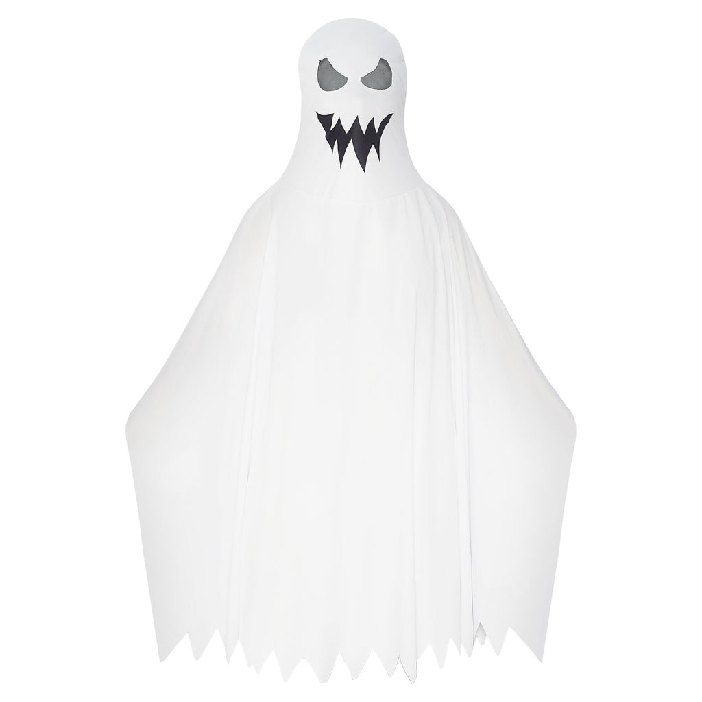Ghostface Hooded Cloak Costume Adult Halloween Horror Cosplay Cape One Size