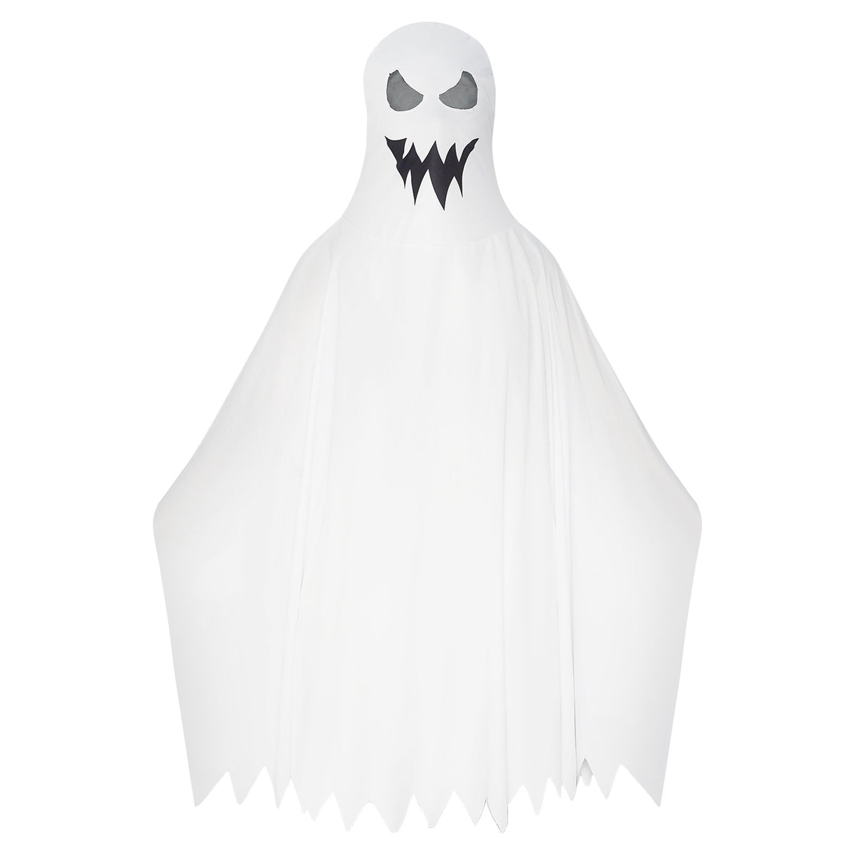 Ghostface Hooded Cloak Costume Adult Halloween Horror Cosplay Cape One Size