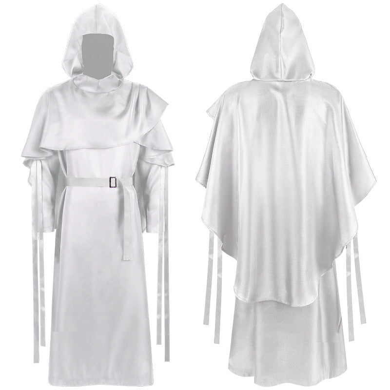 Grim Reaper Priest Monk Robe for Adults, costume photo 4