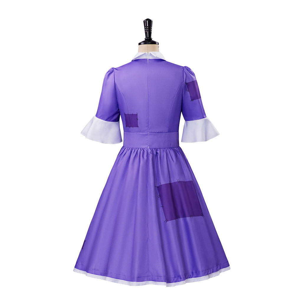 Jester Circus Costume for Women, product photo 5 on a white background