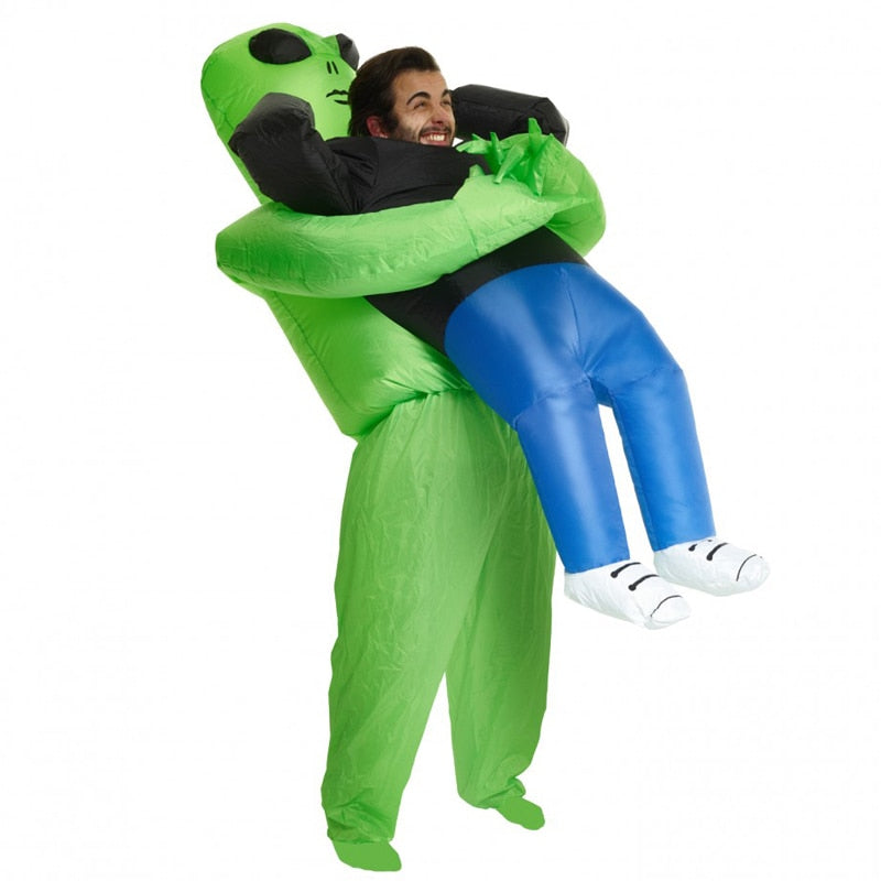 Aliens Inflatable Costume Scary Monster Cosplay Costume Halloween Party Festival Stage Pick Me Up Children's clothing or Adult
