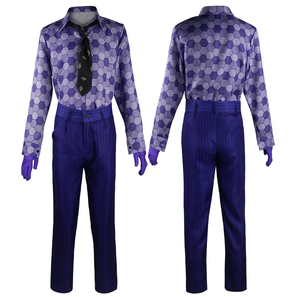 Villain Clown Suit for Men, costume photo 3