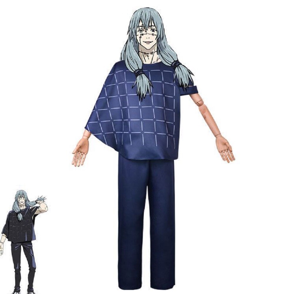 Anime Patchwork Curse Costume for Men and Women, costume photo
