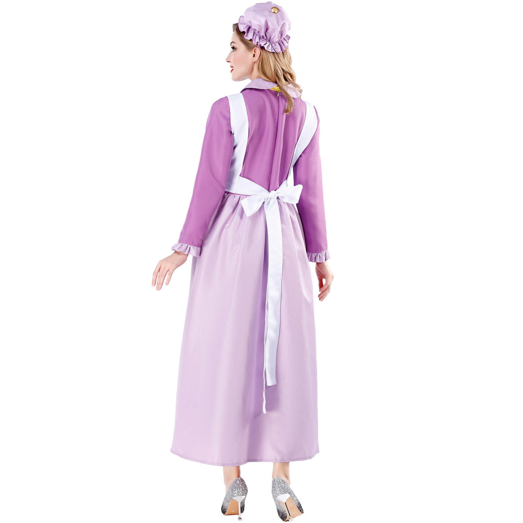 Teapot Maid Costume Women Halloween Cosplay Stage Dress