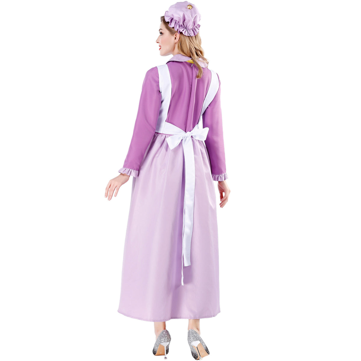 Teapot Maid Costume Women Halloween Cosplay Stage Dress
