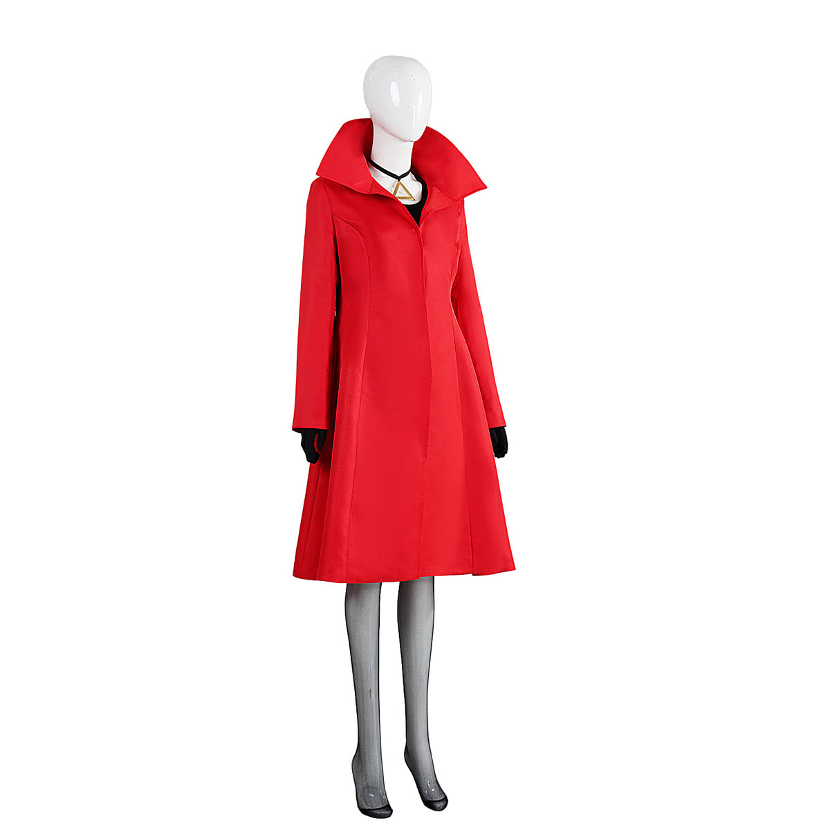 Christmas Cape Coat Carmen Red Trench Coat Cosplay Halloween Costume Outerwear